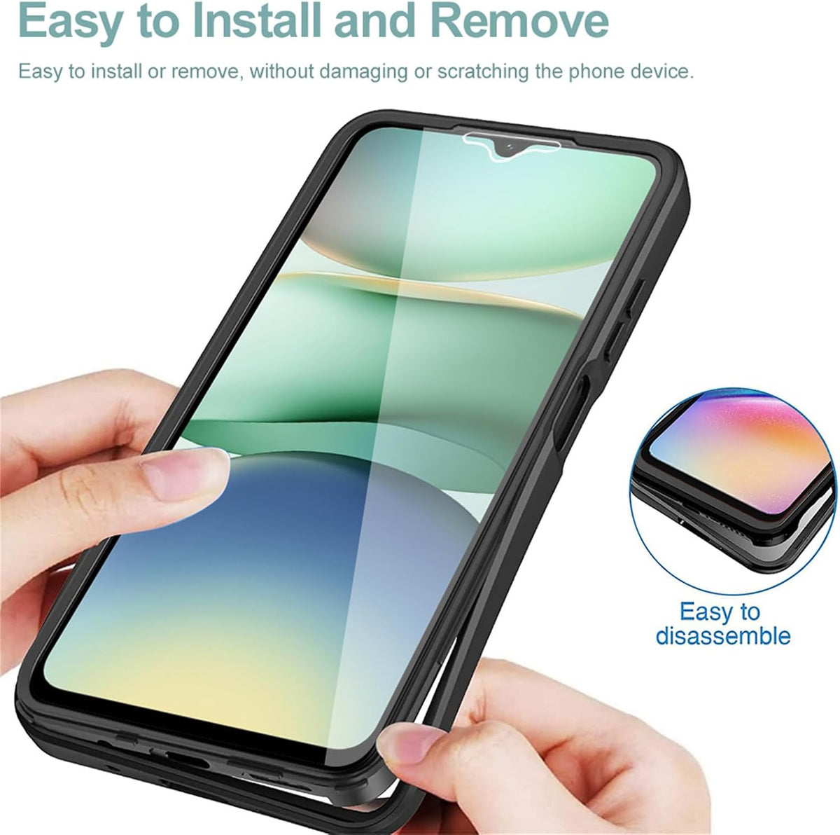 Transparent full-coverage shockproof phone case for Xiaomi Redmi A5 4G