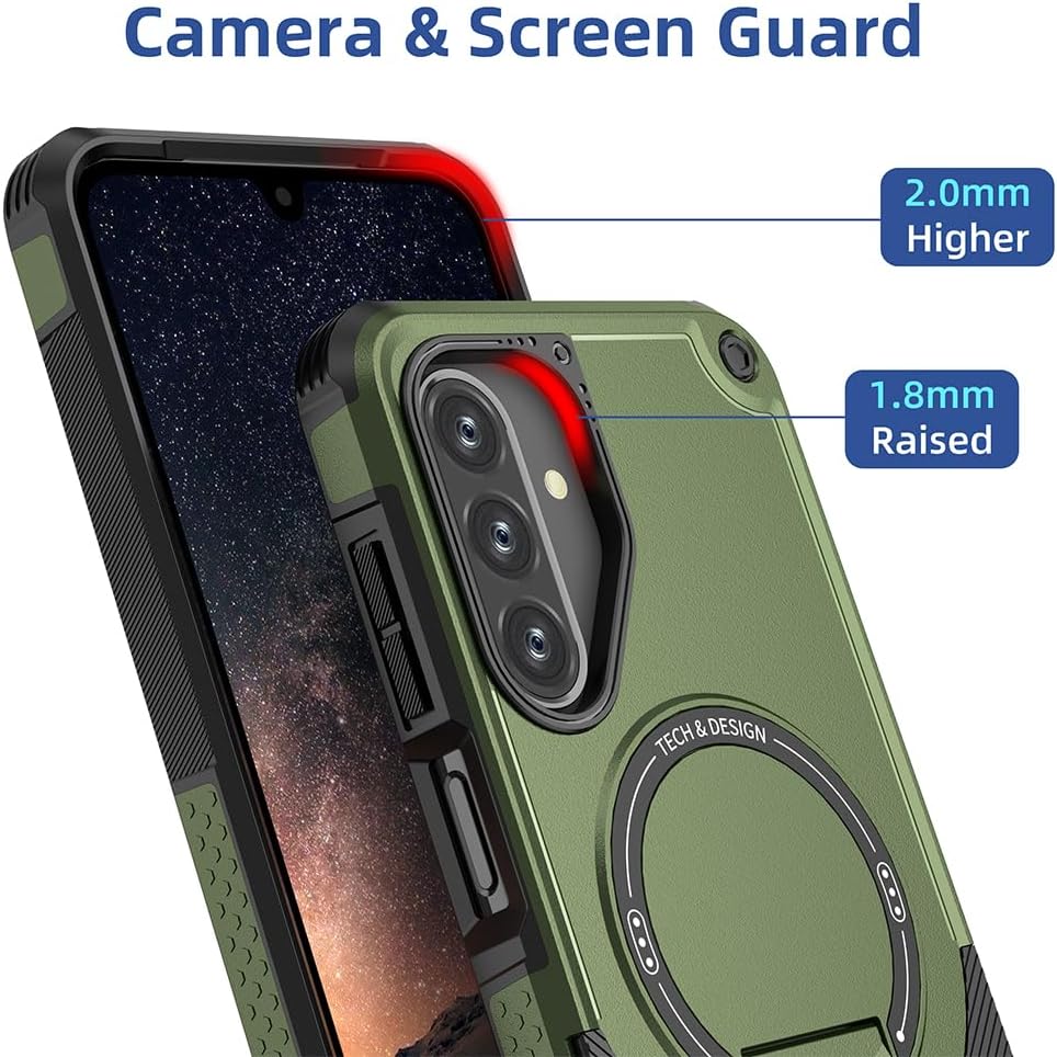 TPU+PC shockproof phone case stand for Galaxy A17/A26-5G