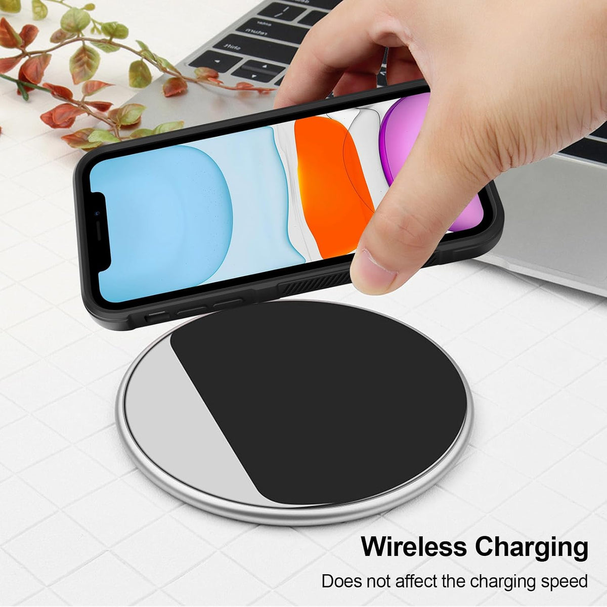Silicone scratch-resistant and shockproof phone case for iPhone 11