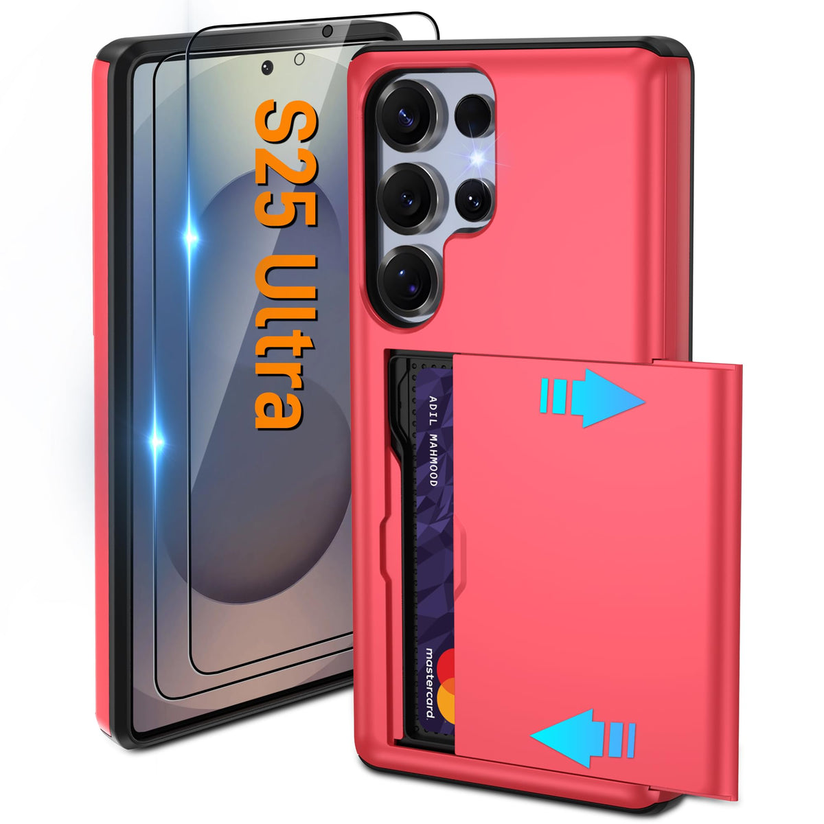 PC+silicone phone case with SIM card slot for Samsung Galaxy A56 5G