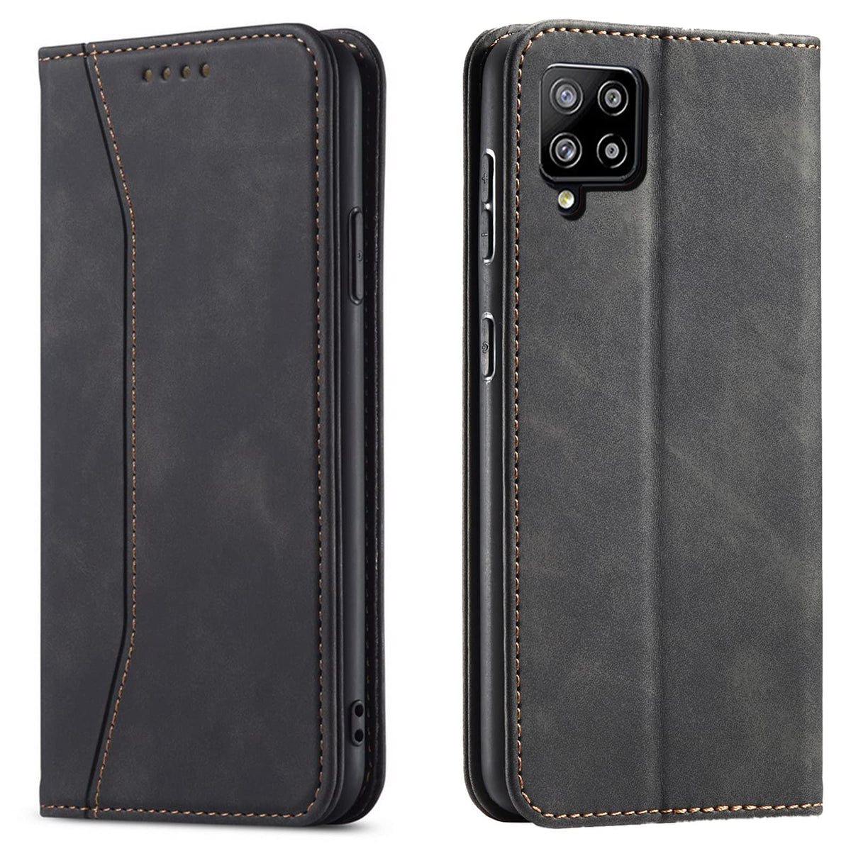 Magnetic genuine leather phone case for Samsung Galaxy S6