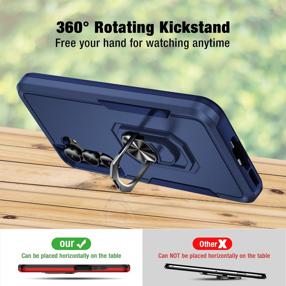Shockproof phone case for Samsung Galaxy A37 5G with 2 tempered glass screen protectors