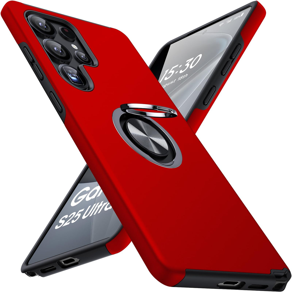 Shockproof phone case for Samsung Galaxy A56 5G, includes two screen protectors.