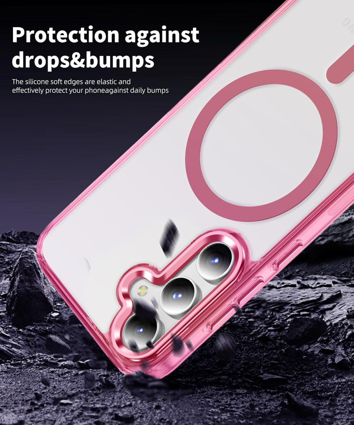 MagSafe Clear Shockproof Case for Samsung Galaxy S25 FE | Free Shipping