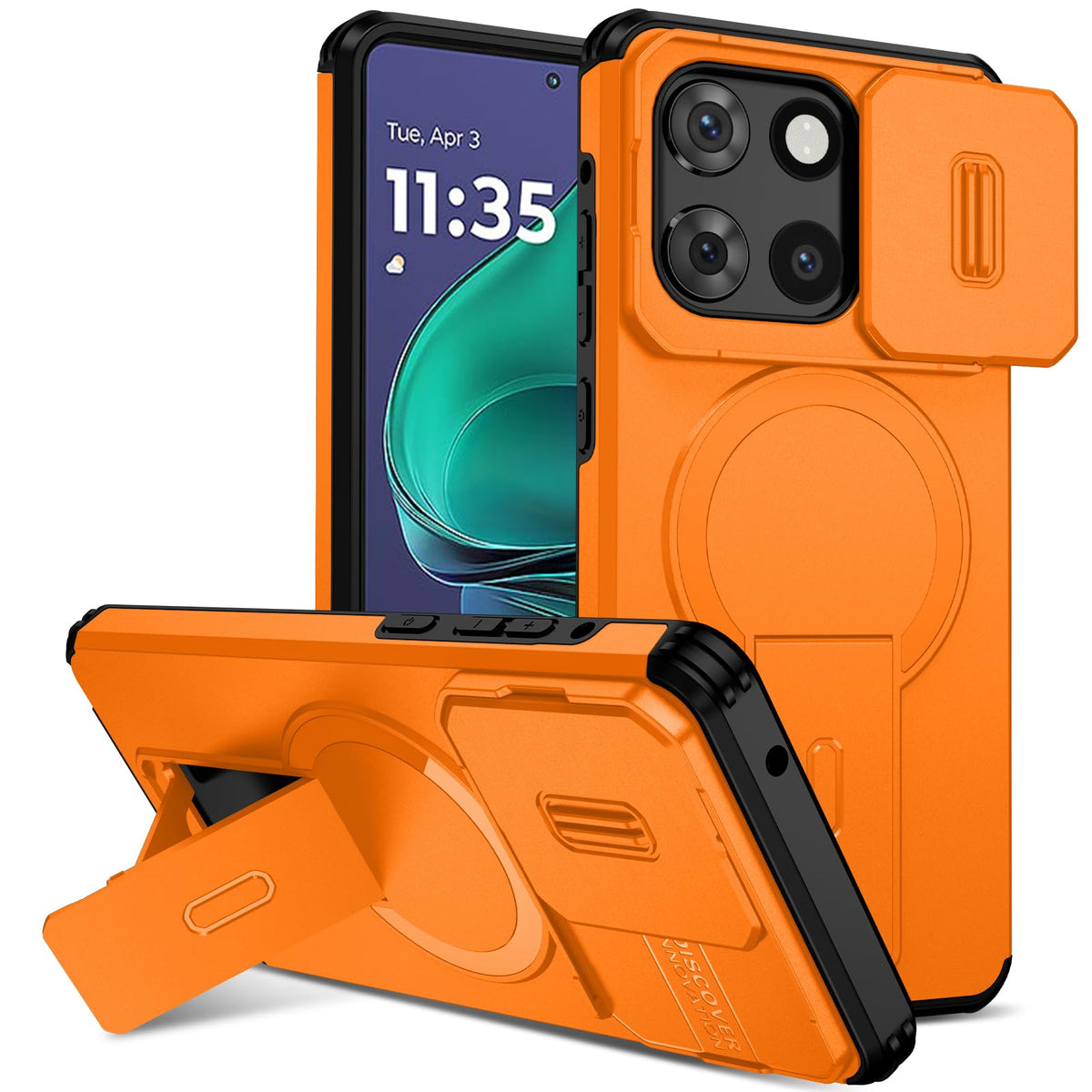 Magnetic shockproof phone case for Moto G Stylus 2025 (6.7-inch).