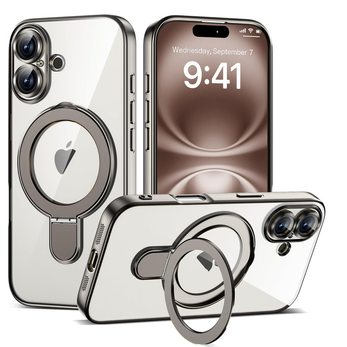 Magnetic [MagnSafe Compatible] Soft Electroplated Phone Case for iPhone 16 Pro