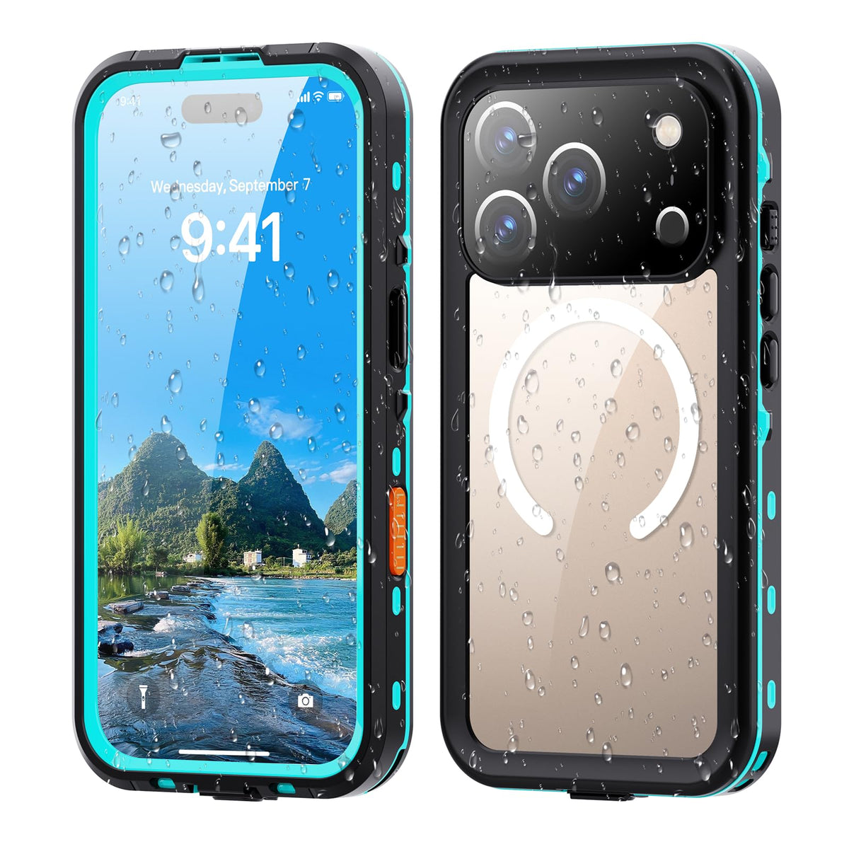 Waterproof phone case for iPhone 17 Pro Max/17 Pro/17 Air/17, compatible with MagSafe