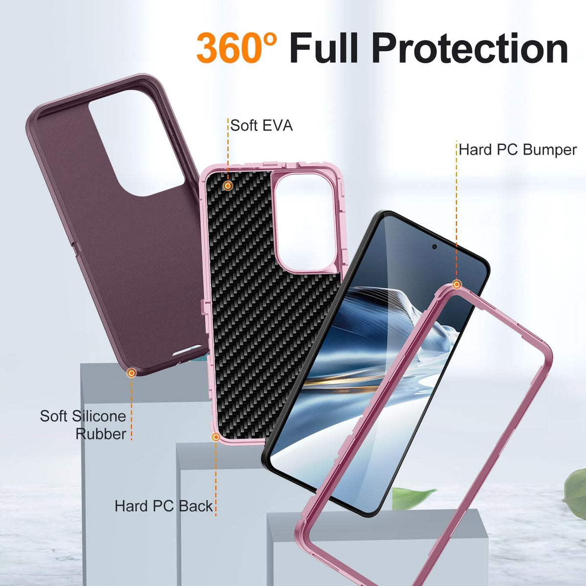 TPU+PC shockproof phone case for Samsung Galaxy S26 Plus