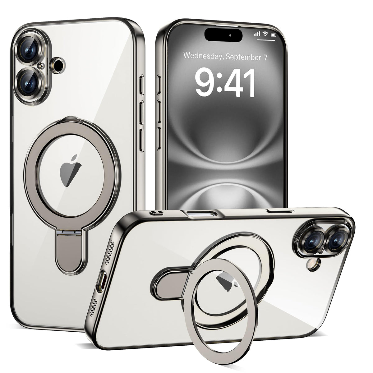 Magnetic [MagnSafe Compatible] Soft Electroplated Phone Case for iPhone 16 Pro