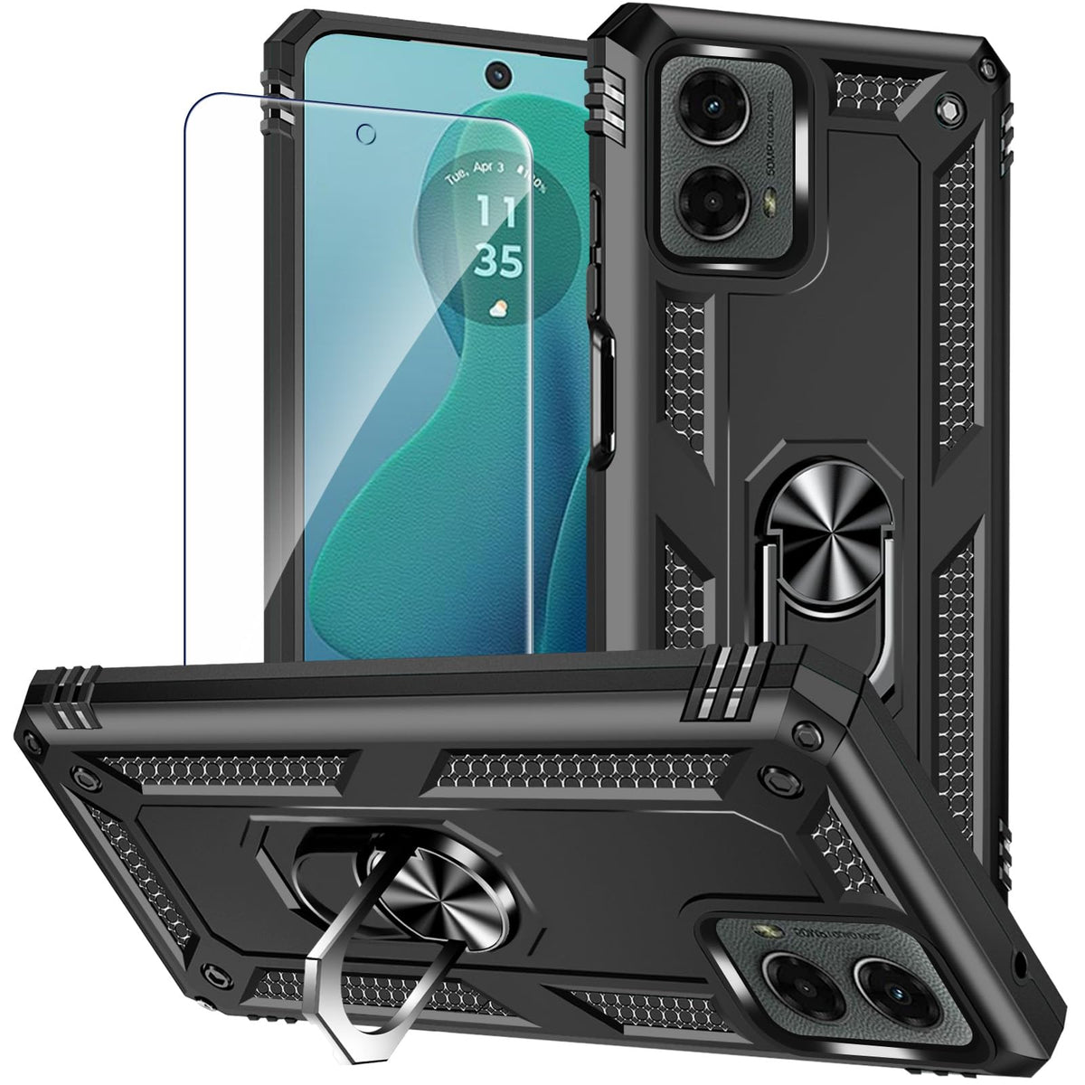 Shockproof phone case for Motorola Moto G 5G 2024 with screen protect