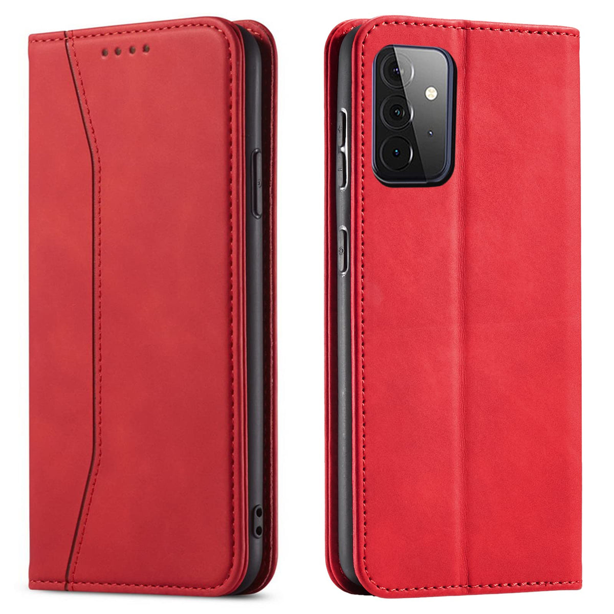 Magnetic genuine leather phone case for Samsung Galaxy S6