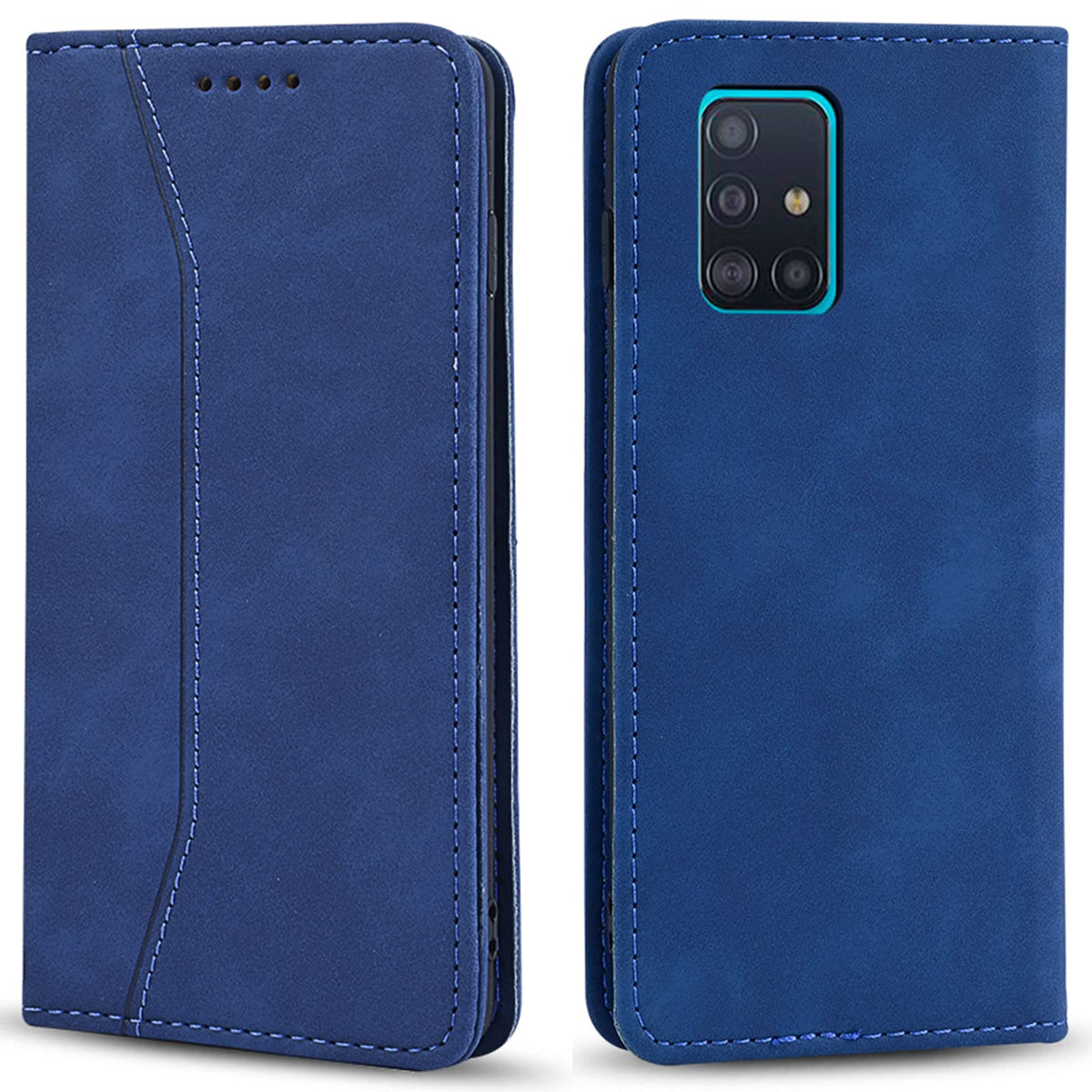 Magnetic genuine leather phone case for Samsung Galaxy S6