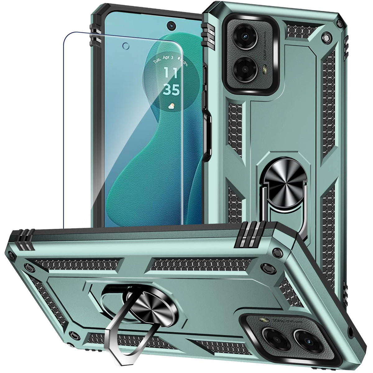 Shockproof phone case for Motorola Moto G 5G 2024 with screen protect