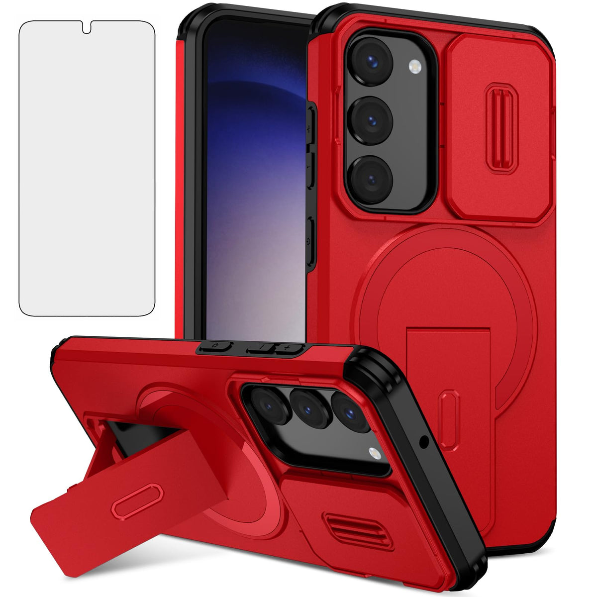 Phone cases for Samsung Galaxy S24 Plus/S25 Plus, MagSafe compatible