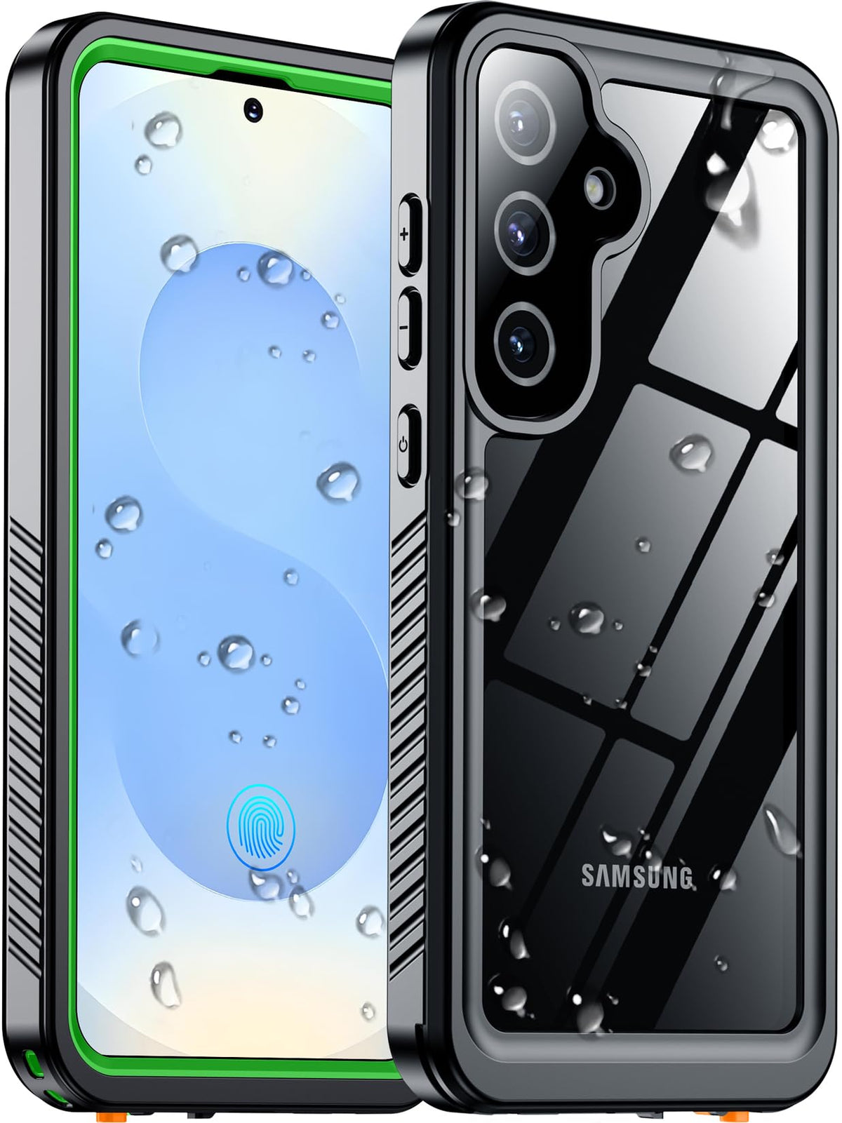 Military-grade shockproof and waterproof phone case for Samsung Galaxy S25