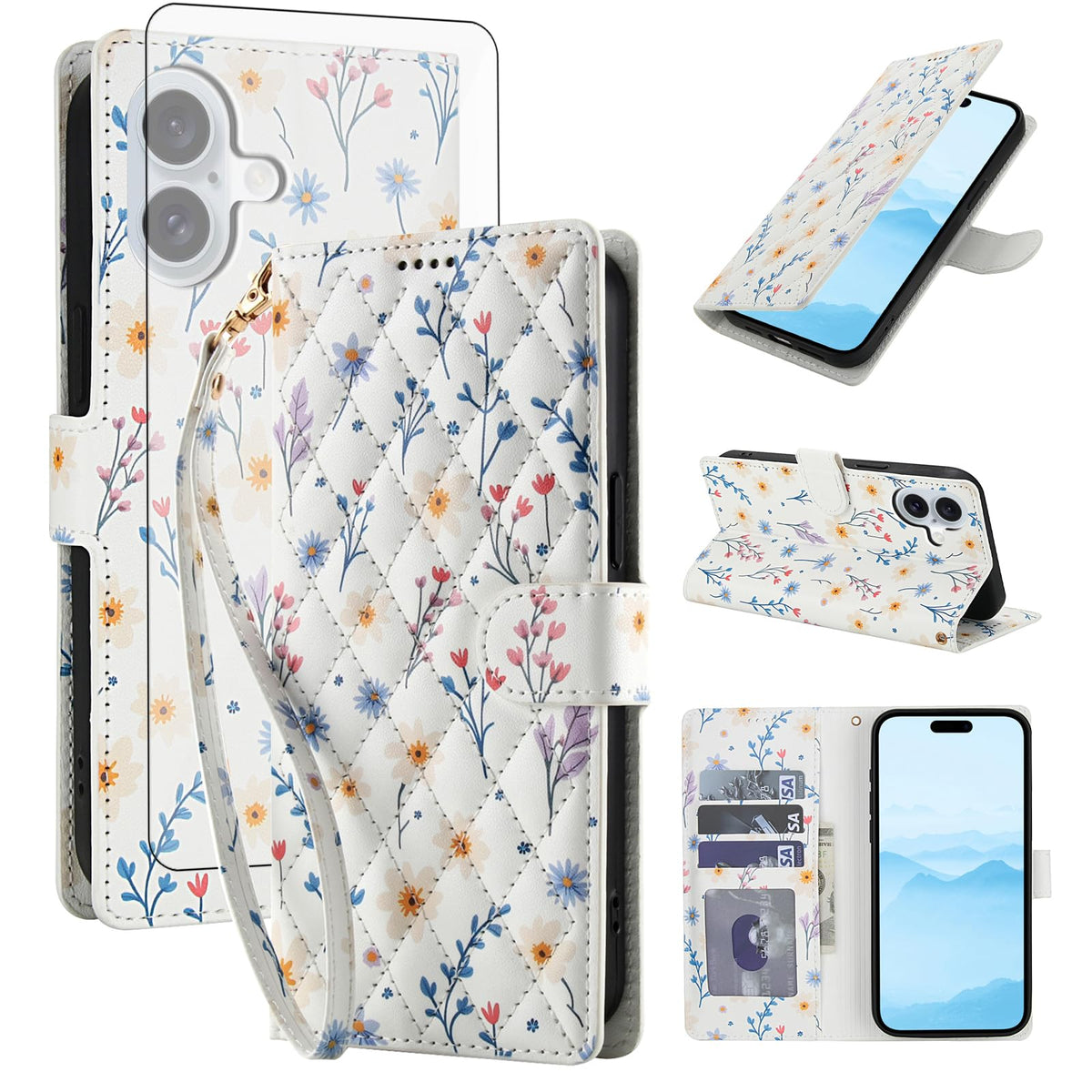 Shock-proof phone case with screen protector for iPhone 17 Pro Max