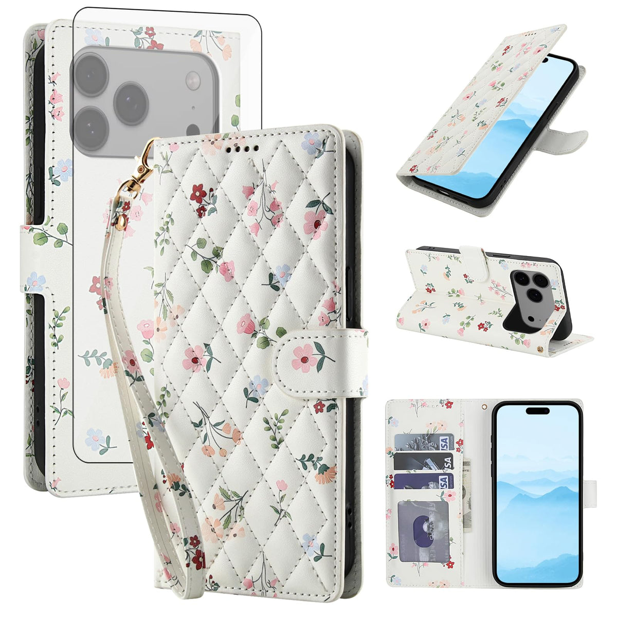 Shock-proof phone case with screen protector for iPhone 17 Pro Max