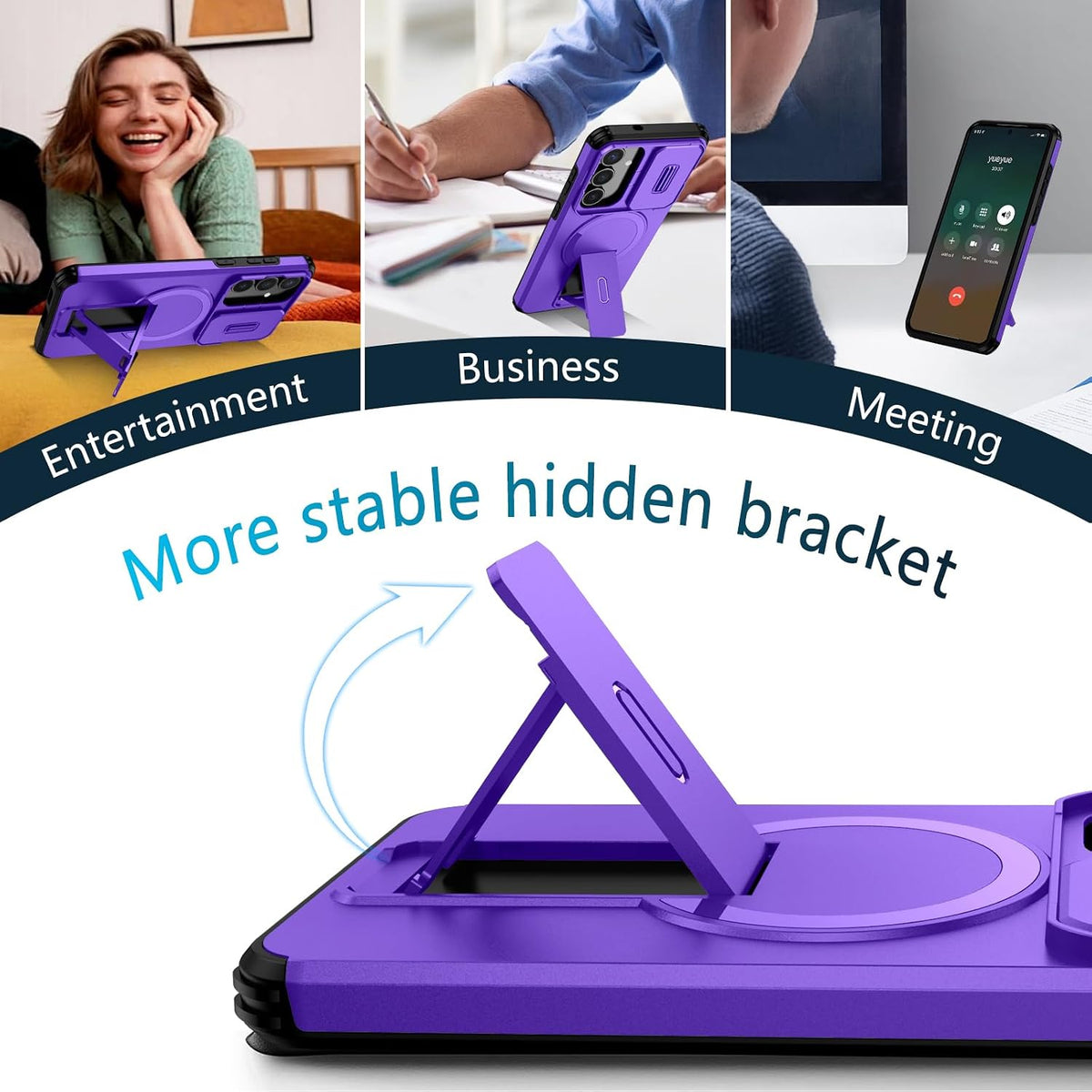 Phone cases for Samsung Galaxy S24 Plus/S25 Plus, MagSafe compatible