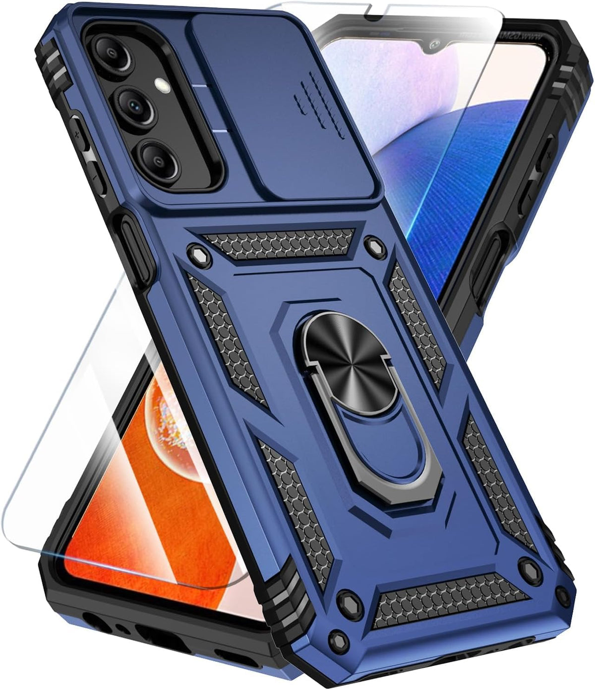 TPU+PC phone case and screen protector suitable for Samsung Galaxy A16 4G/5G