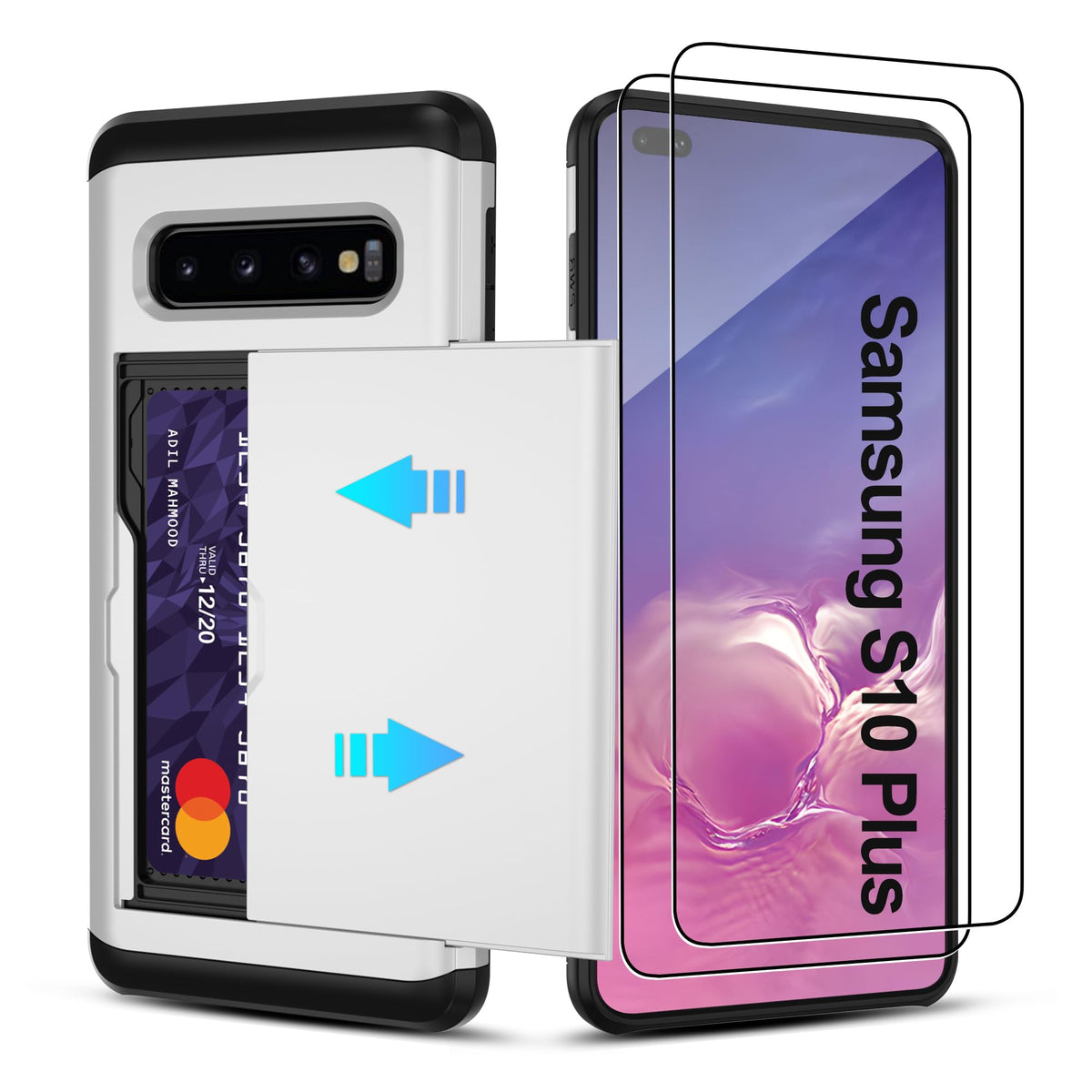 PC+silicone phone case with SIM card slot for Samsung Galaxy A56 5G