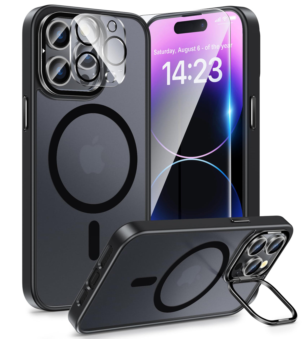 Magsafe ComPlusatible Magnetic Stand Plushone Case for Samsung Galaxy S25 Plus