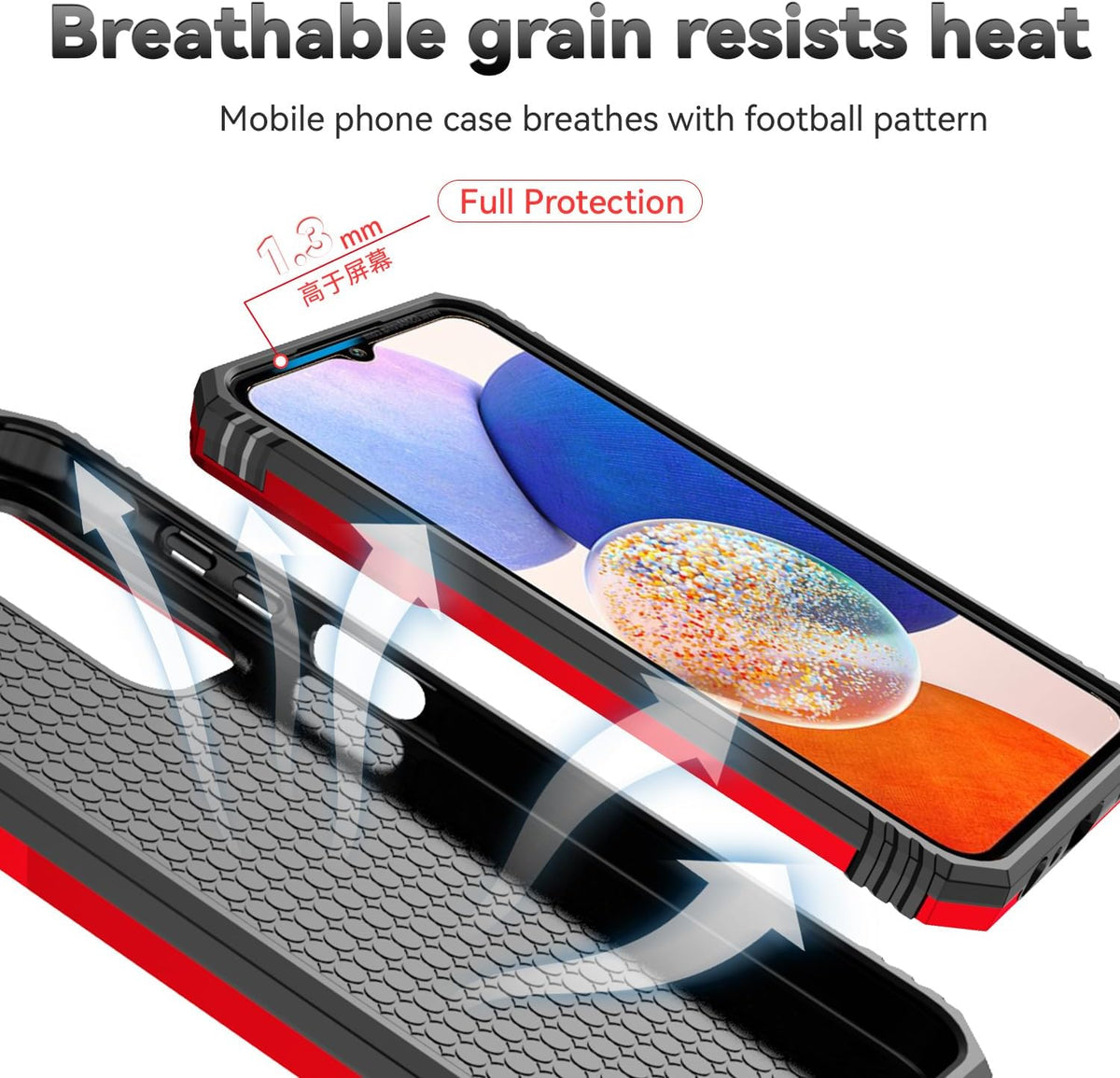 TPU+PC phone case and screen protector suitable for Samsung Galaxy A16 4G/5G