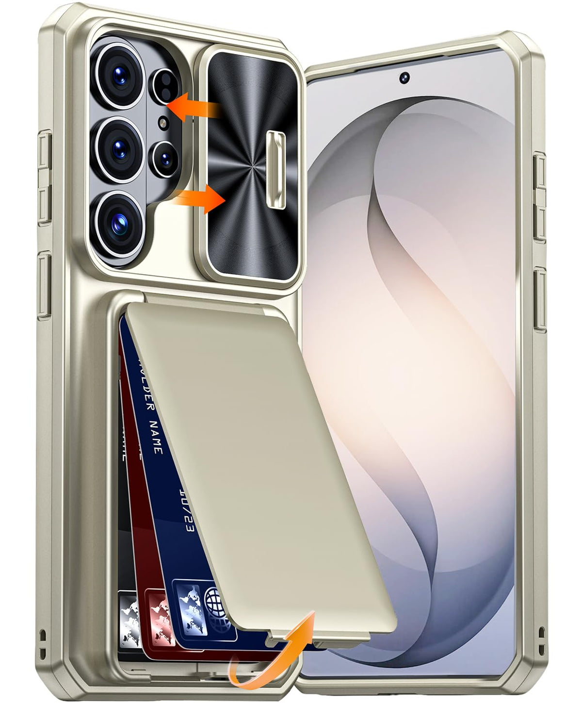 Wallet-style card slot phone case for Samsung Galaxy S26 Ultra