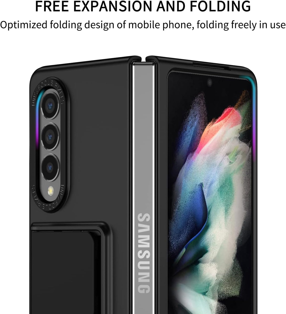 Soft TPU stand phone case for Samsung Galaxy Z Fold 3 5G