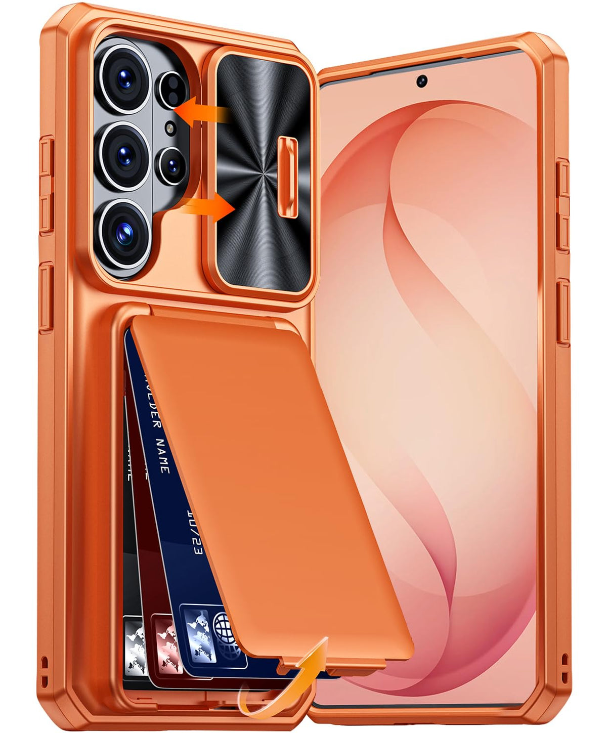 Wallet-style card slot phone case for Samsung Galaxy S26 Ultra
