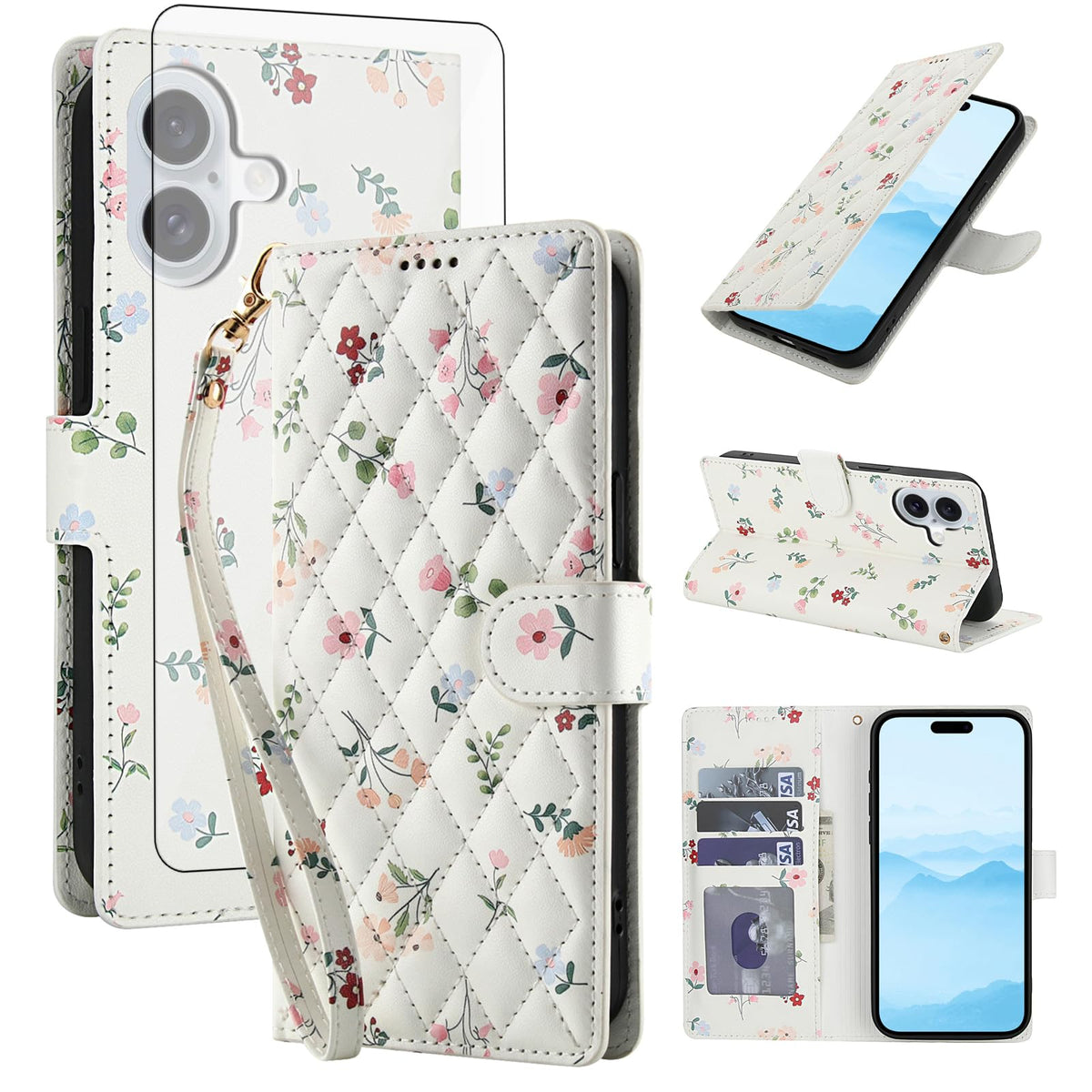 Shock-proof phone case with screen protector for iPhone 17 Pro Max
