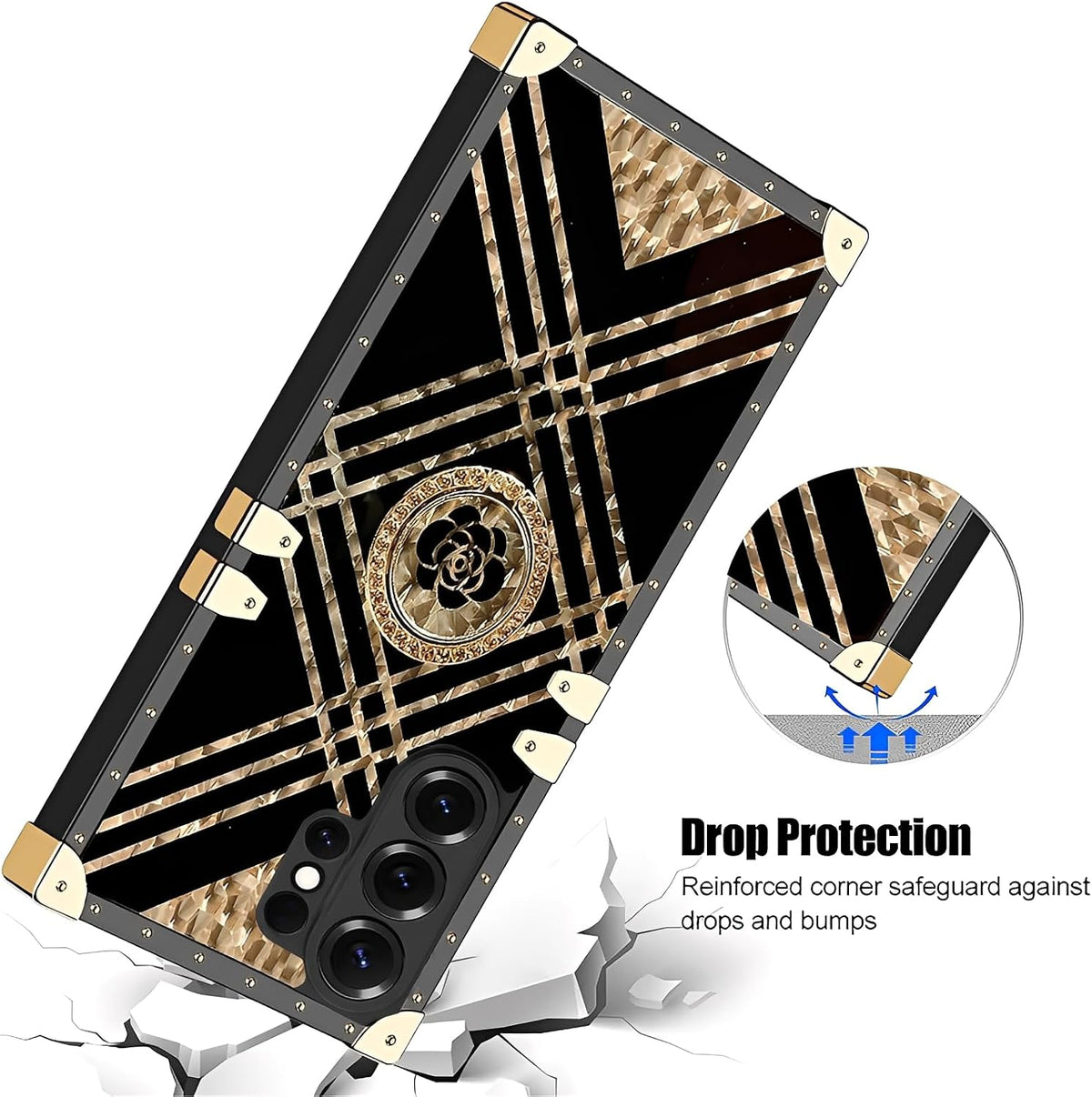 TPU shockproof phone case with stand for Samsung Galaxy S26 Ultra