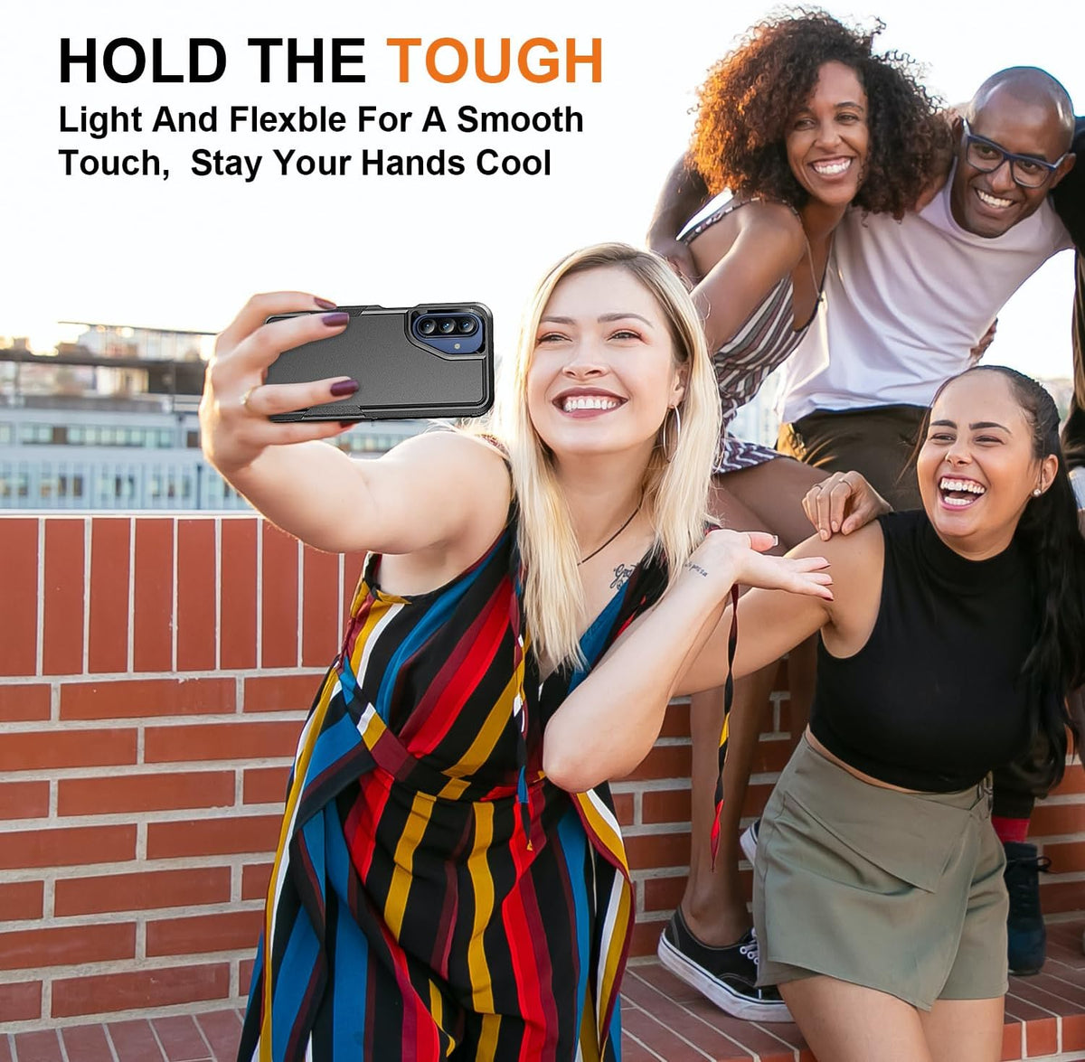 Anti-slip and shockproof phone case for Samsung Galaxy A17 5G