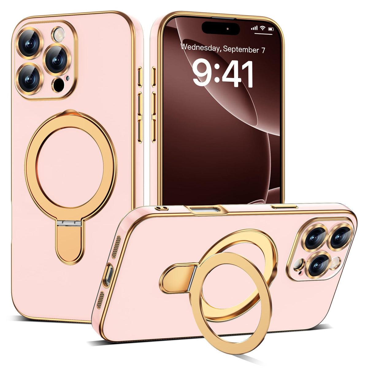 Magnetic [MagnSafe Compatible] Soft Electroplated Phone Case for iPhone 16 Pro