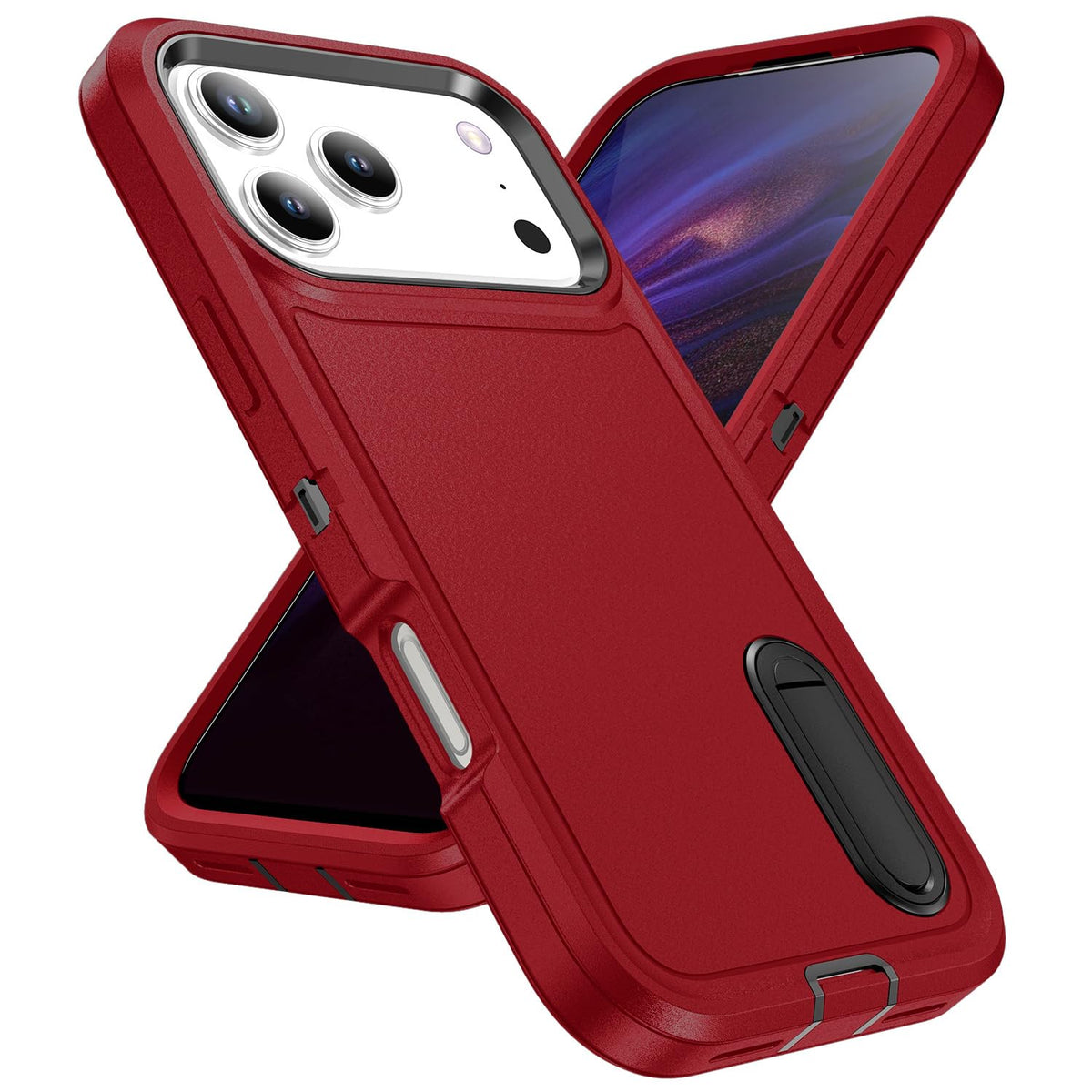 Shockproof Kickstand phone case for iPhone 17 Pro Max