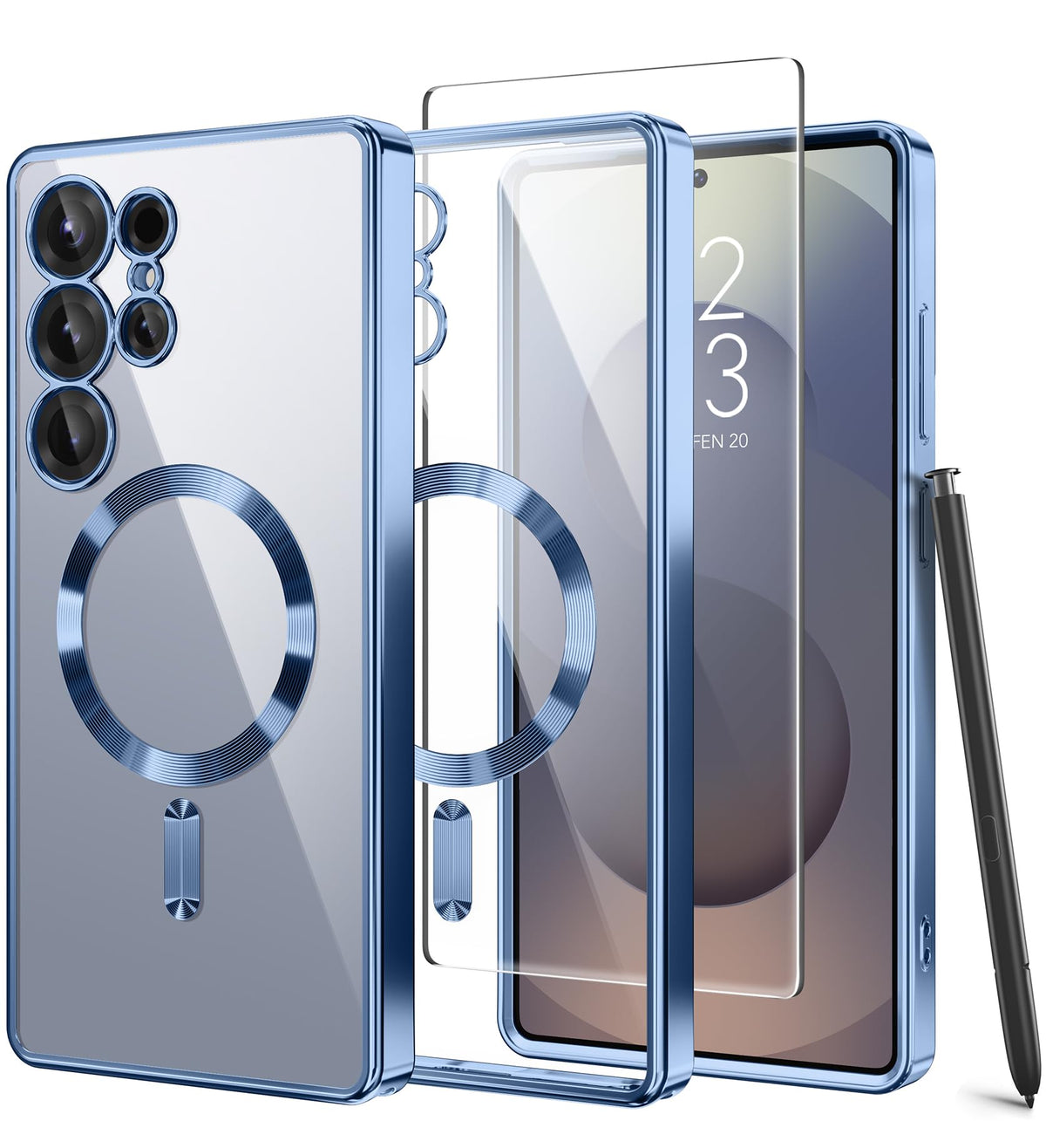 Magnetic phone case for Samsung Galaxy S25 Ultra, MagSafe compatible