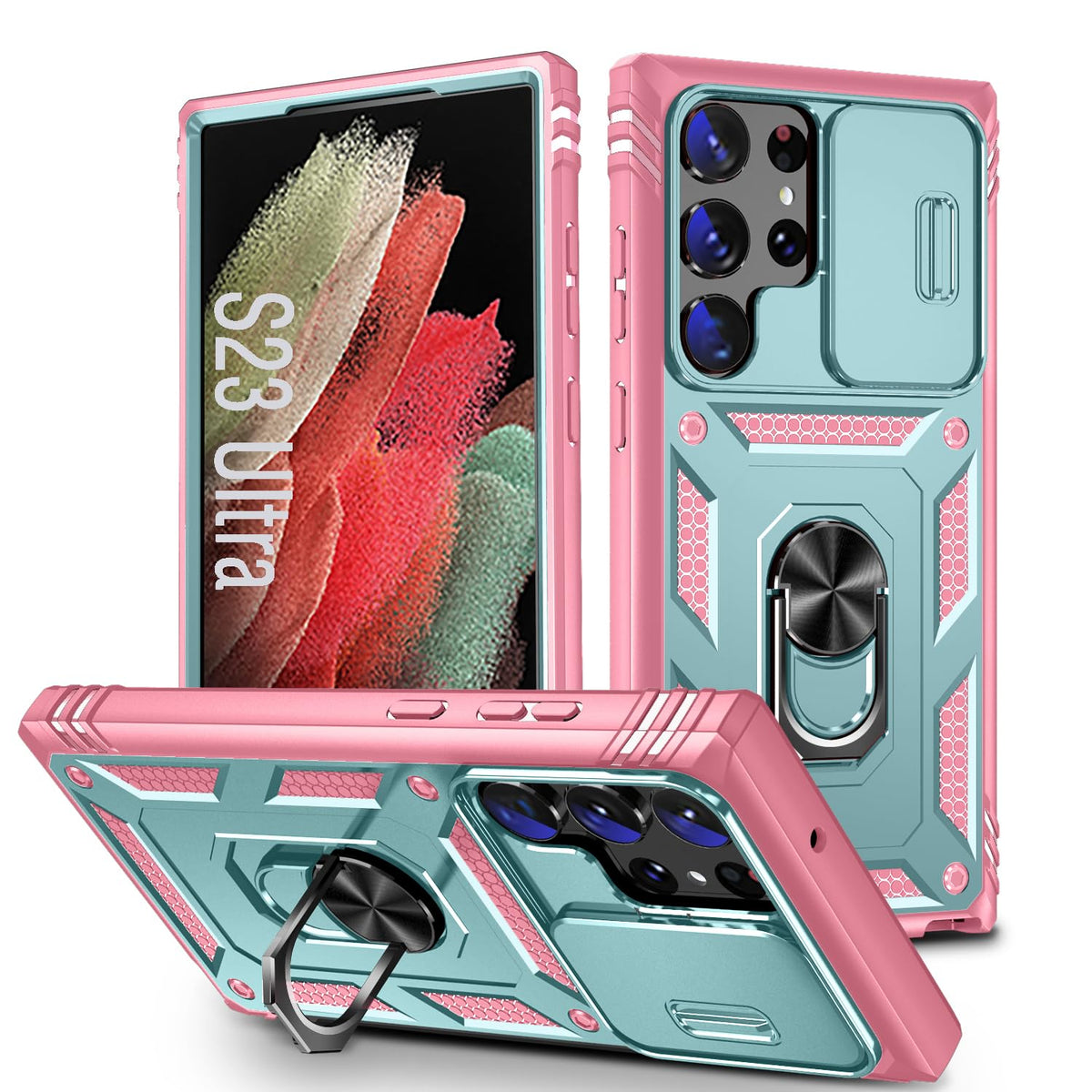 PC+TPU Shockproof  phone case  function for Samsung Galaxy S23 Ultra