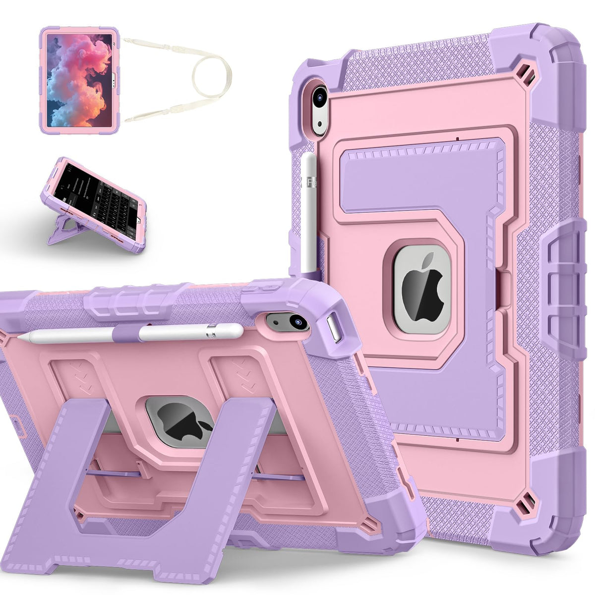 Shockproof Stand Tablet Case for iPad (A16) 11/10.9-inch
