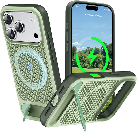 MagSafe Thermal Kickstand Phone Case for iPhone 17 Pro Max