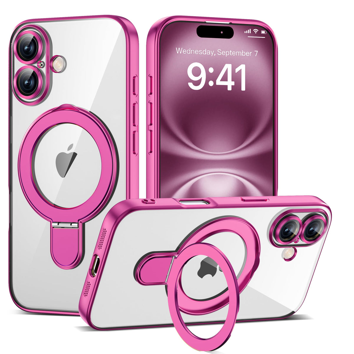 Magnetic [MagnSafe Compatible] Soft Electroplated Phone Case for iPhone 16 Pro
