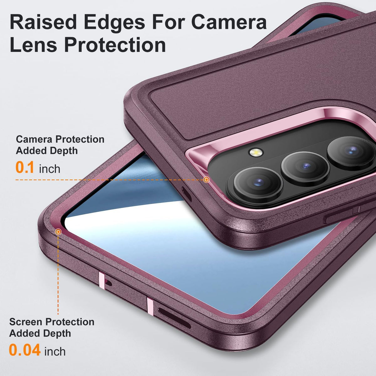 TPU+PC shockproof phone case for Samsung Galaxy S26 Plus
