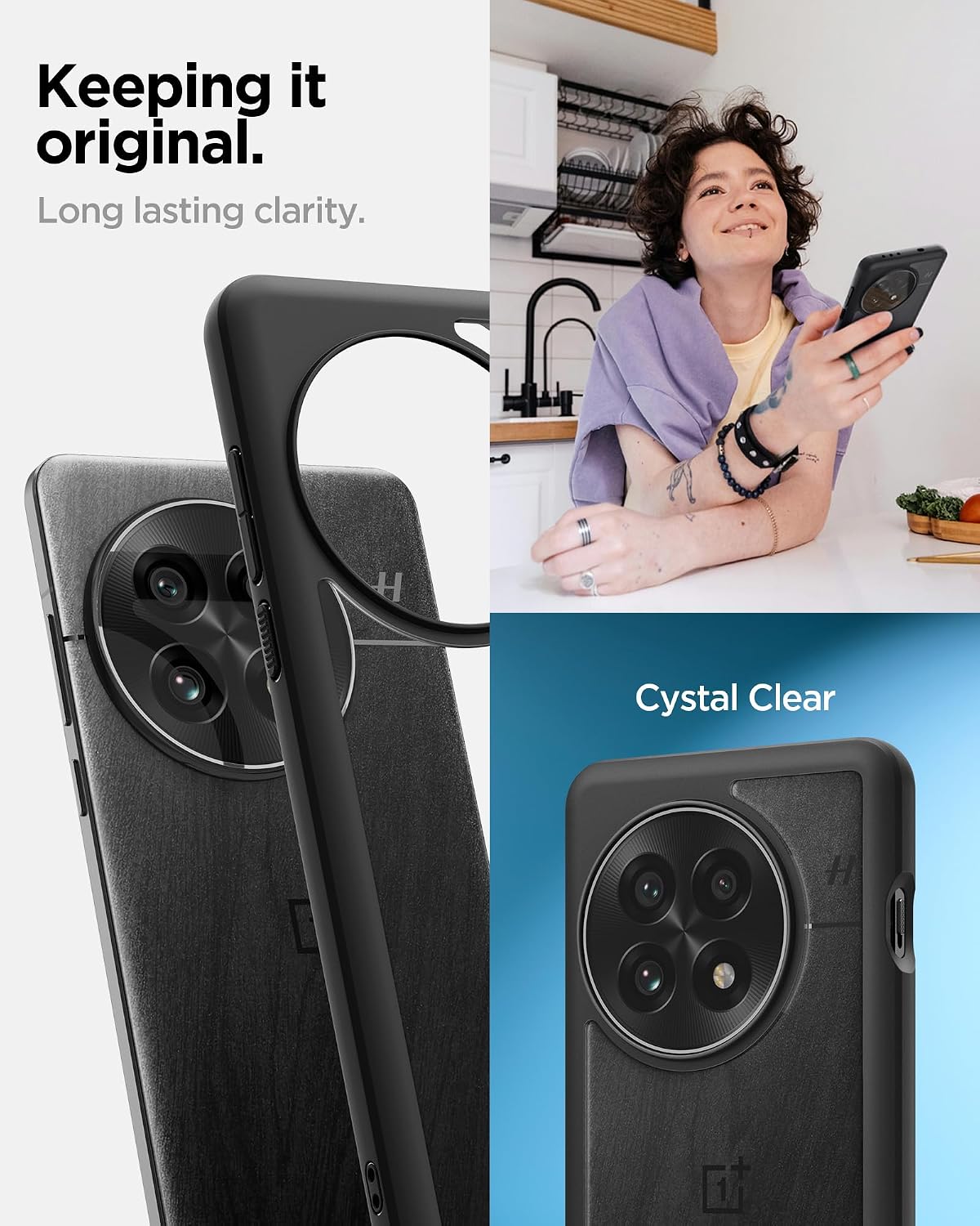 Minimalist phone case for OnePlus 13 (2025)