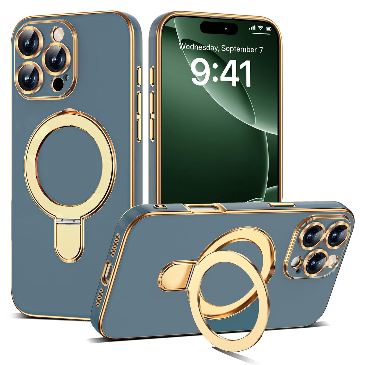 Magnetic [MagnSafe Compatible] Soft Electroplated Phone Case for iPhone 16 Pro