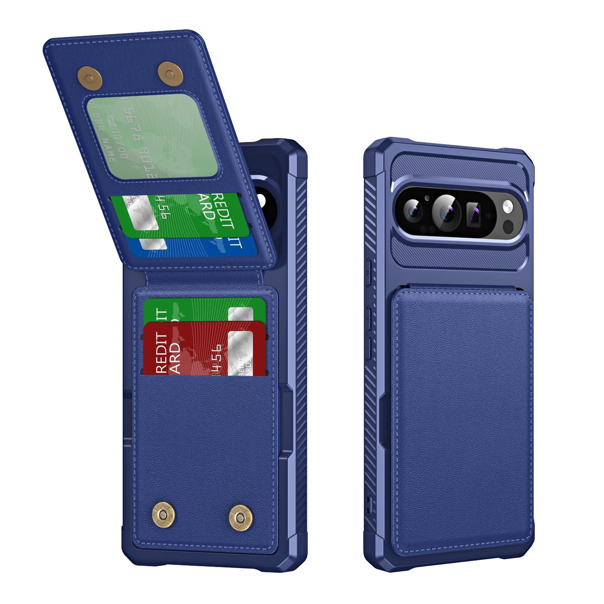 PU+TPU Shockproof Wallet Phone Case for Google Pixel 9a 