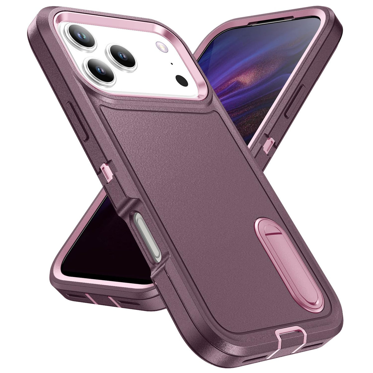 Shockproof Kickstand phone case for iPhone 17 Pro Max