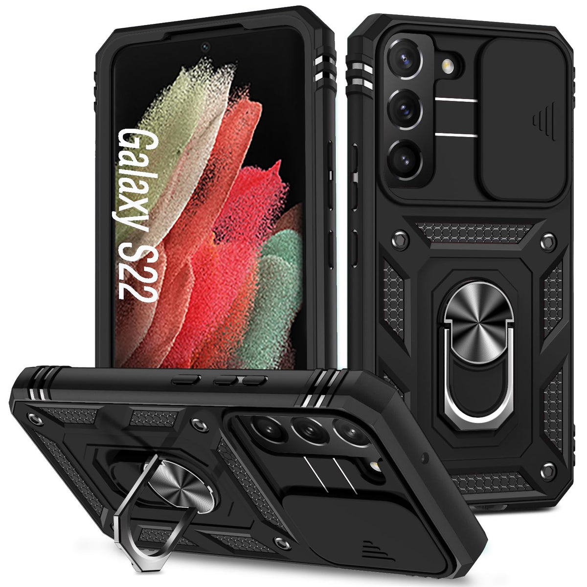 PC+TPU Shockproof  phone case  function for Samsung Galaxy S23 Ultra