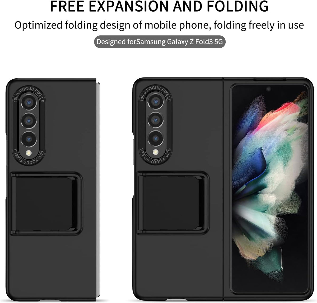 Soft TPU stand phone case for Samsung Galaxy Z Fold 3 5G