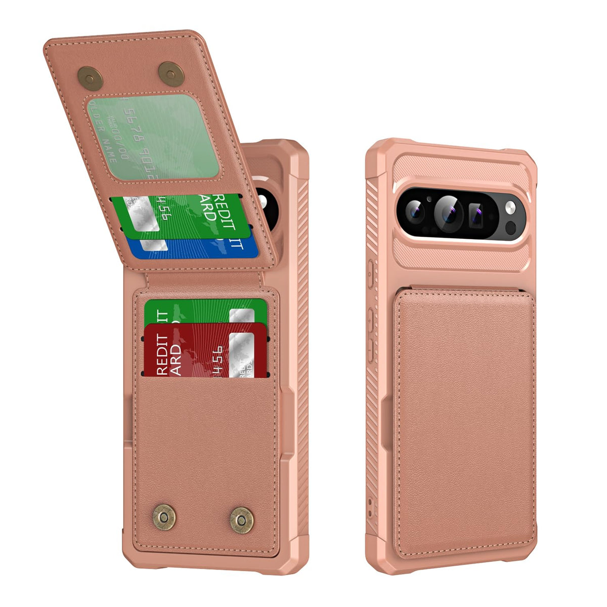 PU+TPU Shockproof Wallet Phone Case for Google Pixel 9a 