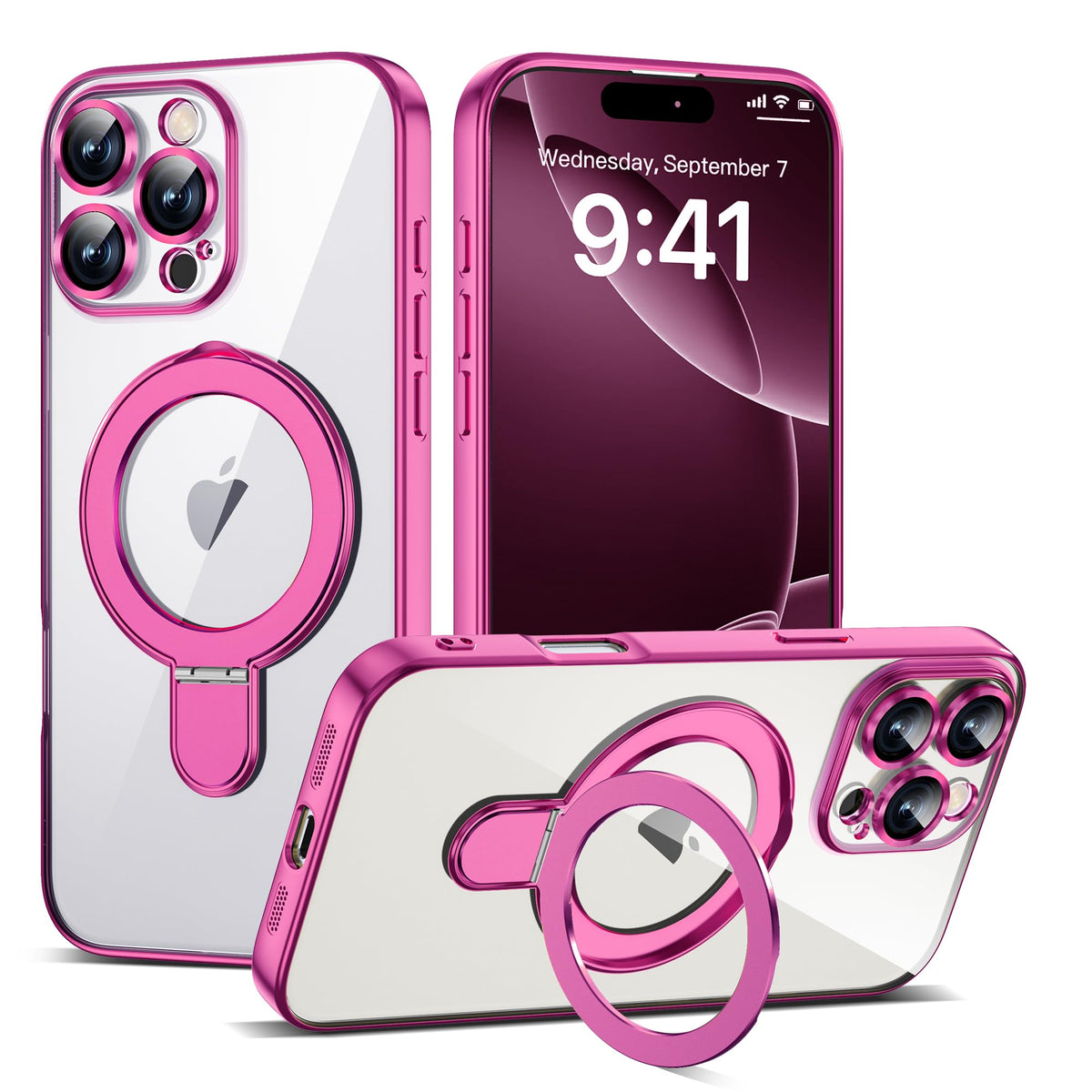 Magnetic [MagnSafe Compatible] Soft Electroplated Phone Case for iPhone 16 Pro