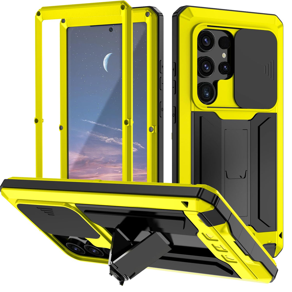Metal protective case with screen protector for Samsung Galaxy S25 Ul