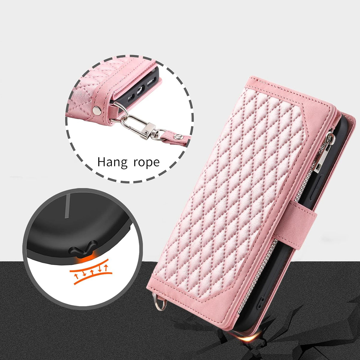 Leather phone case for Samsung Galaxy A15 4G/5G